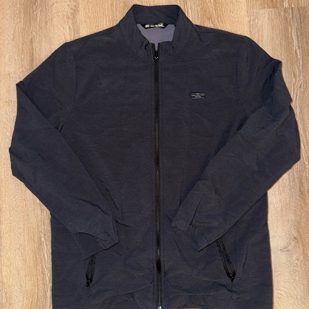 Travis Mathew Men's Black full zip up jacket